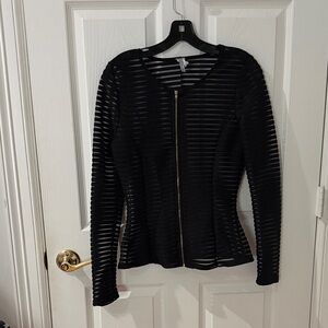 Black Sheer Women's Jacket San Julian size small